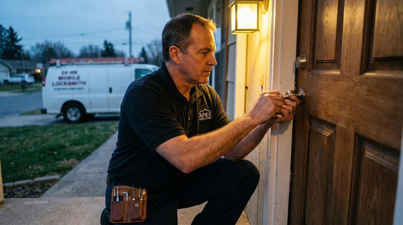 Locksmith at work